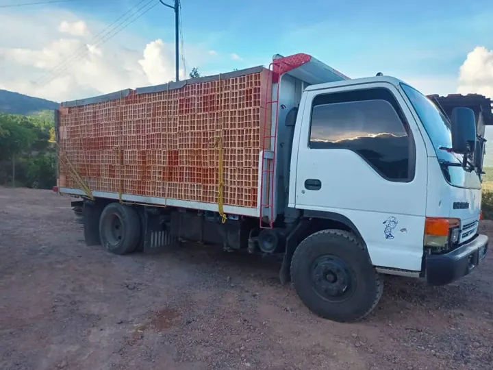 Despacho de bloques en camión